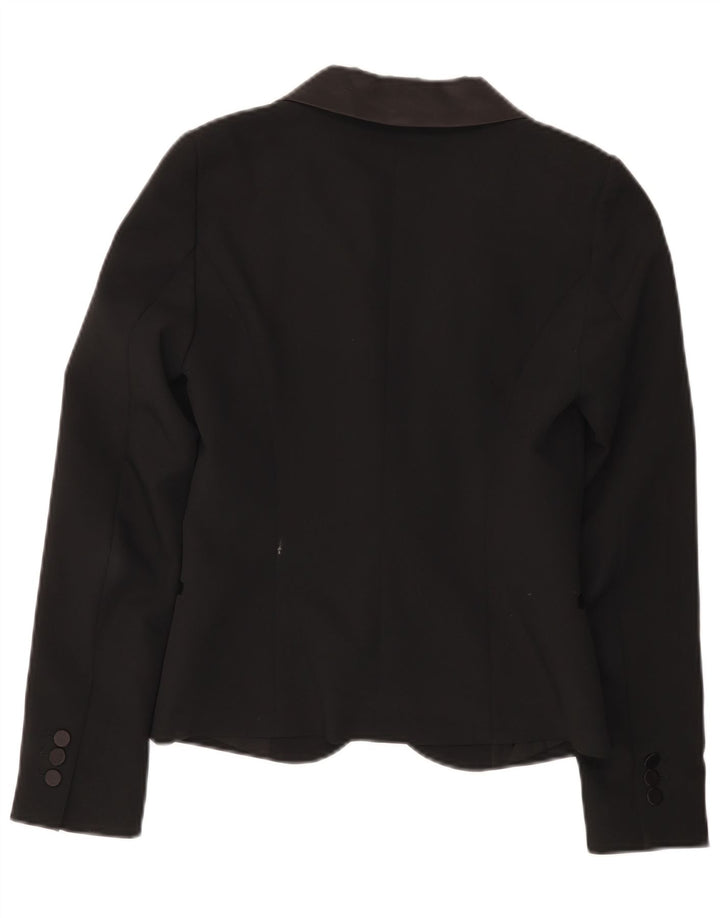 Giacca Blazer Da Donna Benetton IT 40 Small Nera