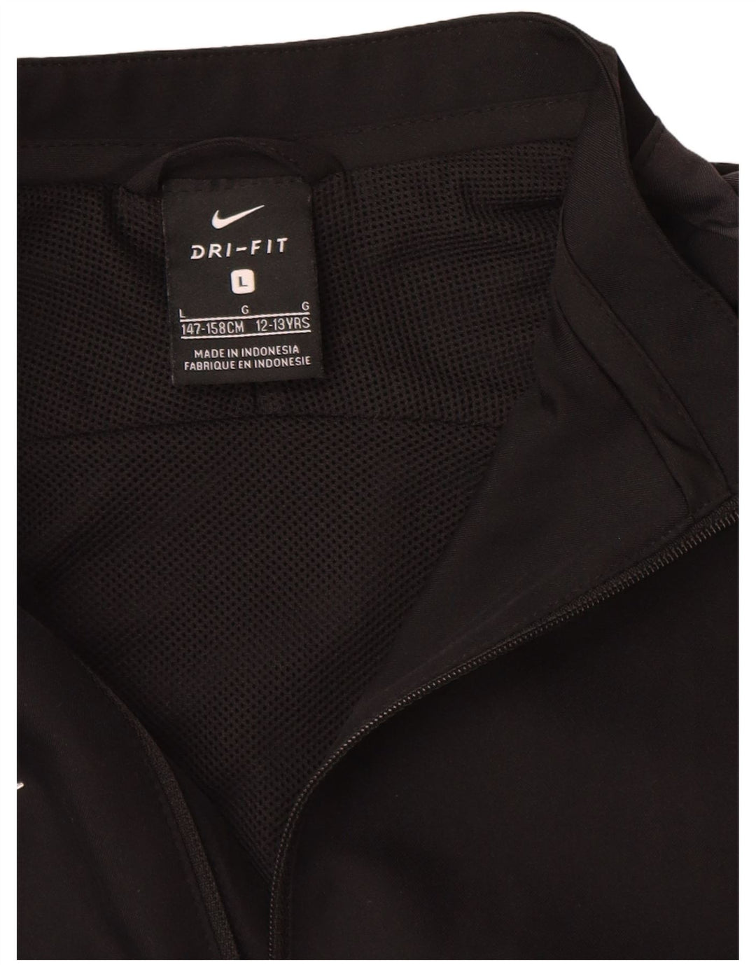 Giacca da tuta da ragazzo Nike Dri Fit Top Jacket 12-13 anni Large Black Colourblock