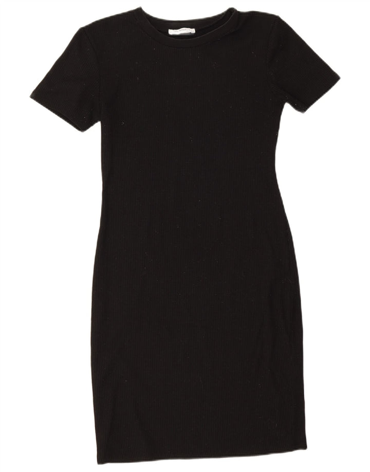 Abito tubino Zara Trafaluc da donna UK 12 poliestere nero medio
