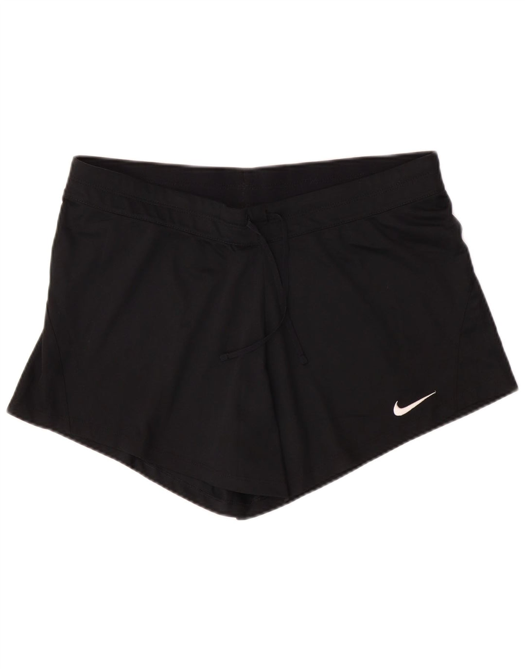 NIKE Womens Dri Fit Sport Shorts UK 16 Large  Black Polyester