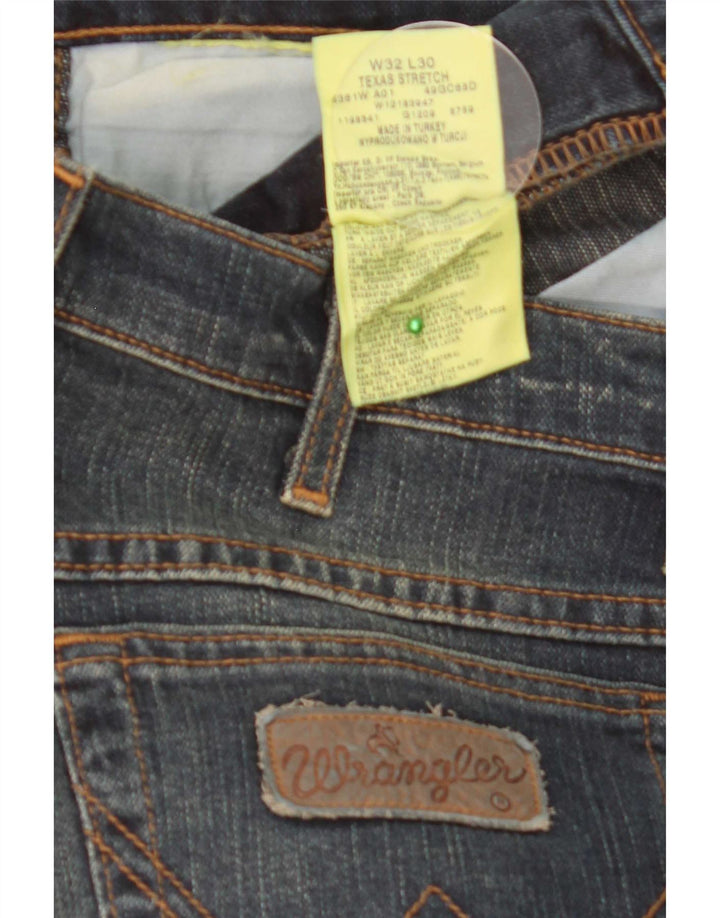 Jeans dritti elasticizzati Texas Wrangler da uomo W32 L30 blu navy
