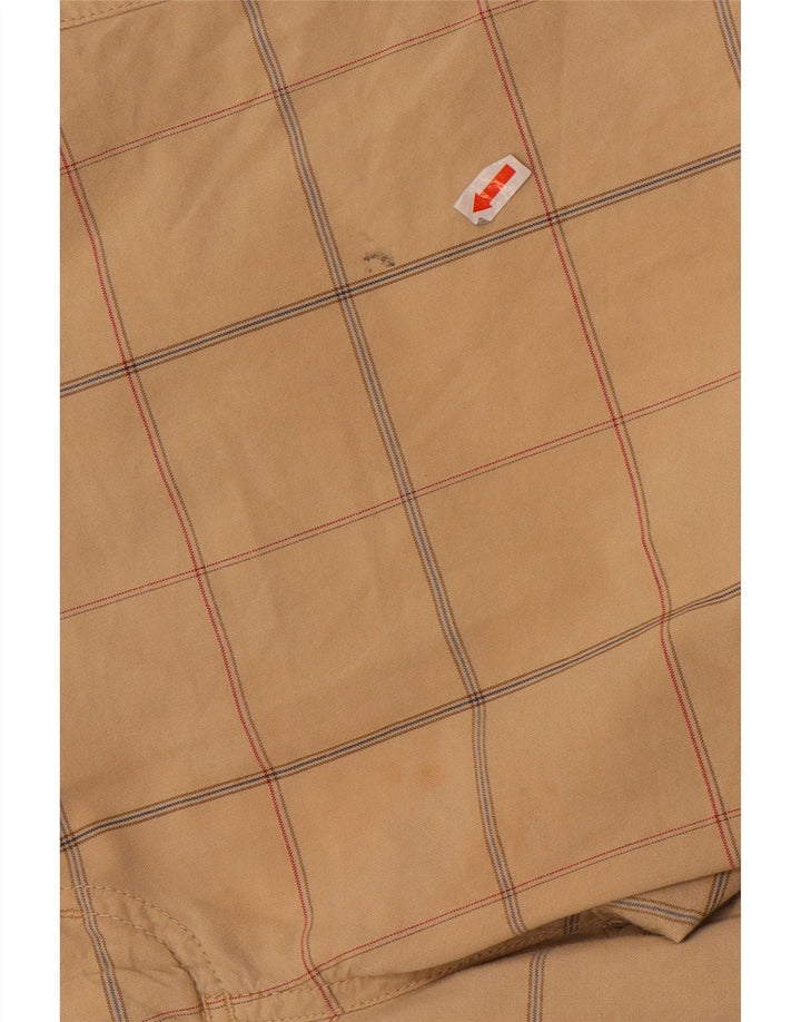 Pantaloncini chino da uomo Converse medi W32 in cotone a quadri beige