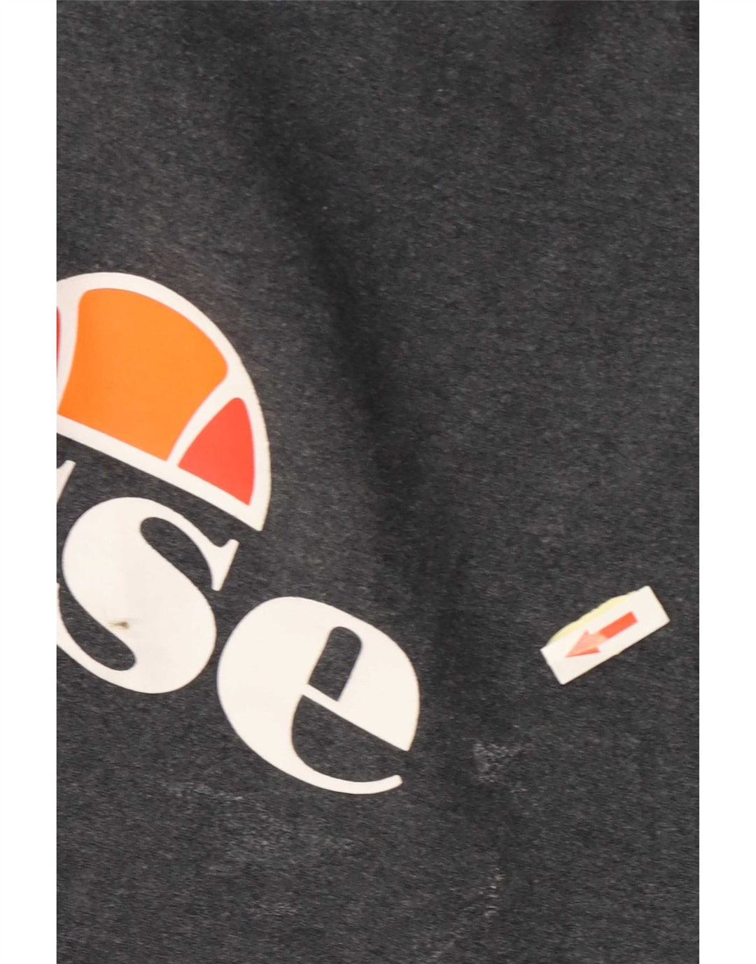 Maglione con cappuccio grafico da uomo Ellesse in cotone grigio medio