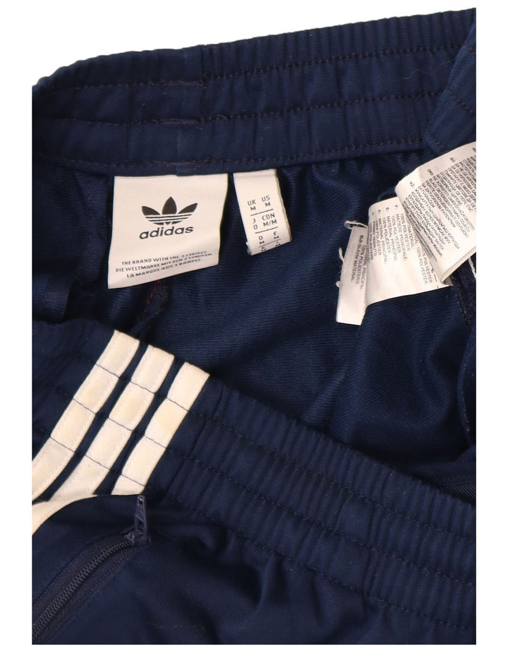 Pantaloni da tuta da uomo Adidas UK 14 poliestere blu navy medio