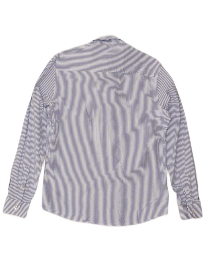 Camicia da uomo North Sails Small in cotone gessato blu