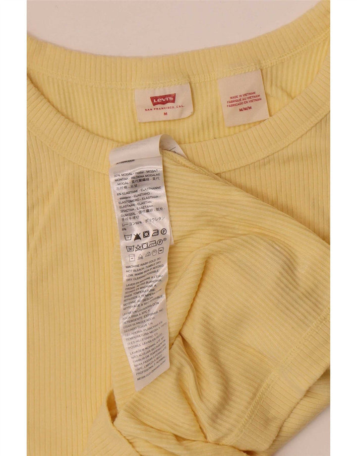 Canotta da donna Levi's UK 12 Medio Giallo Modal
