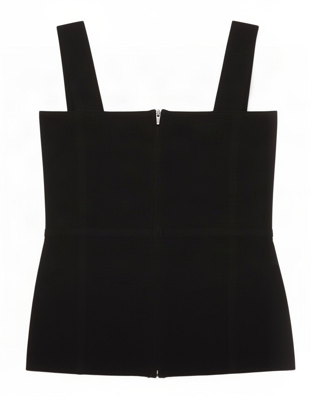 Top corto da donna Zara UK 8 piccolo in nylon nero