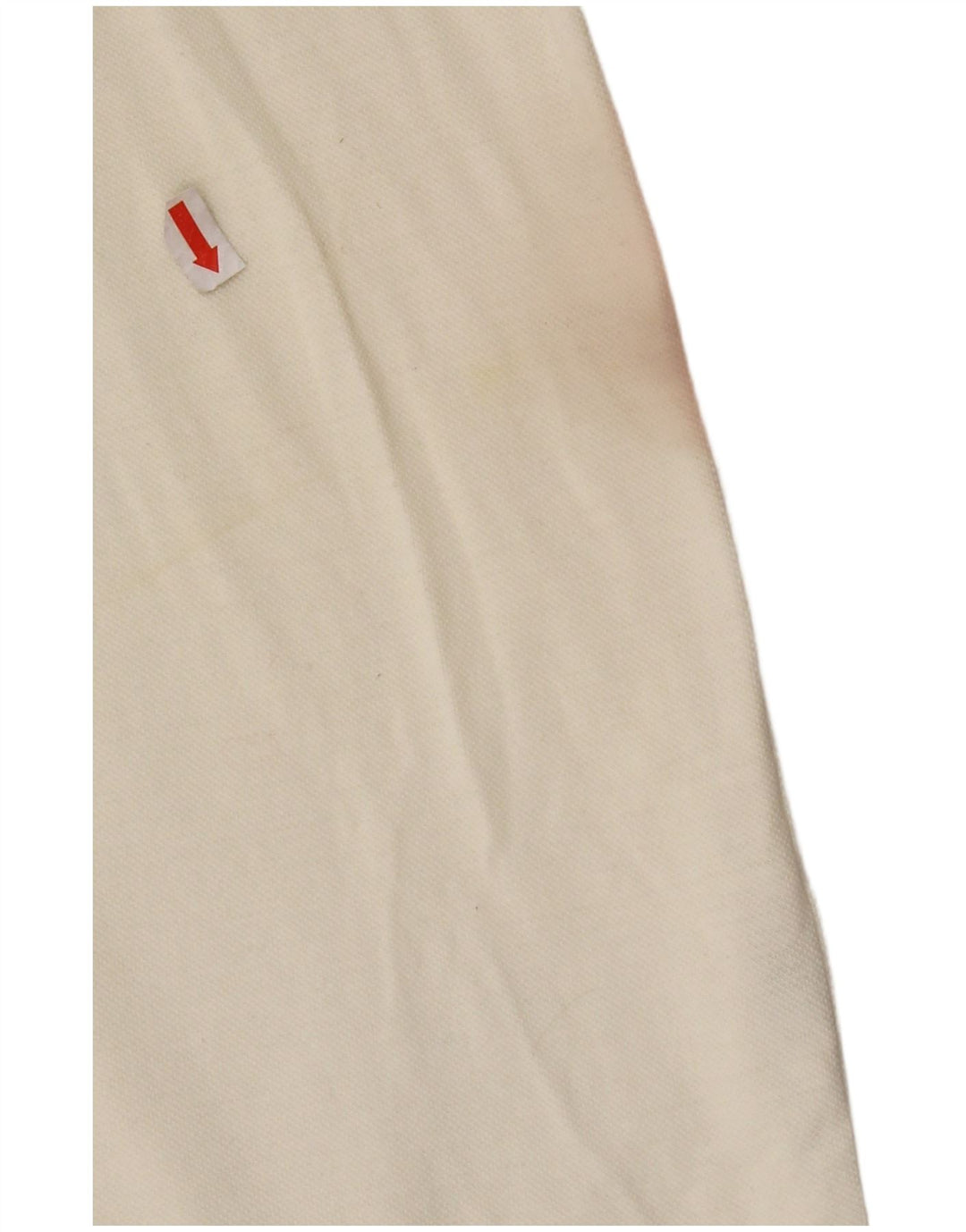 SERGIO TACCHINI Polo da uomo piccola in cotone a righe bianco sporco