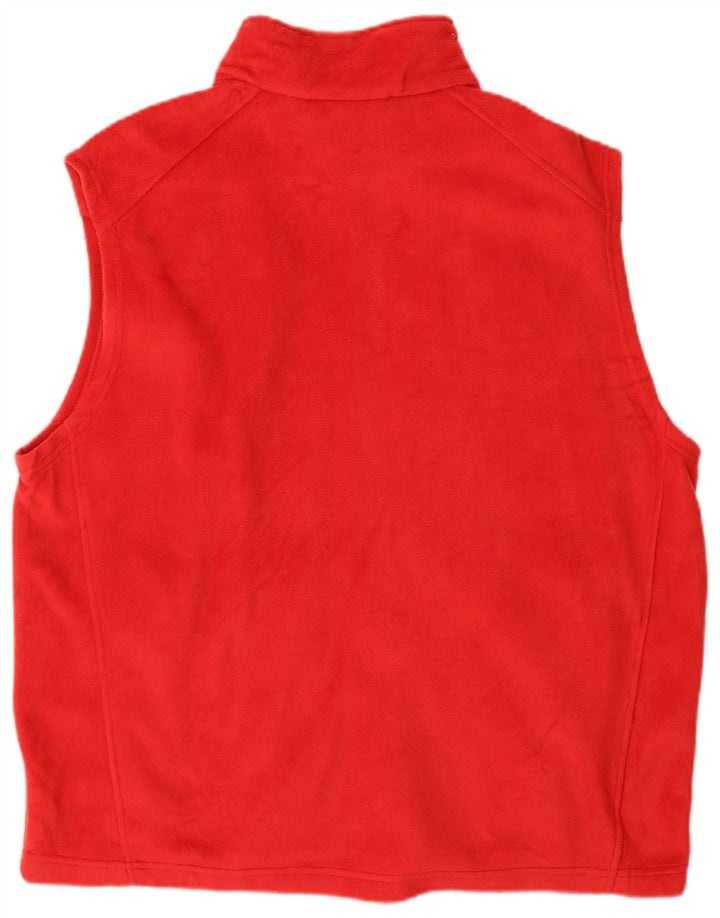 Gilet in pile da uomo Columbia UK 42 XL rosso poliestere