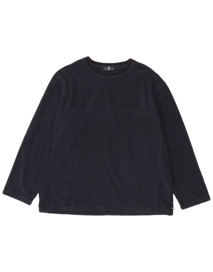 Maglione in pile Marks & Spencer da uomo blu Harbour 2XL poliestere blu navy