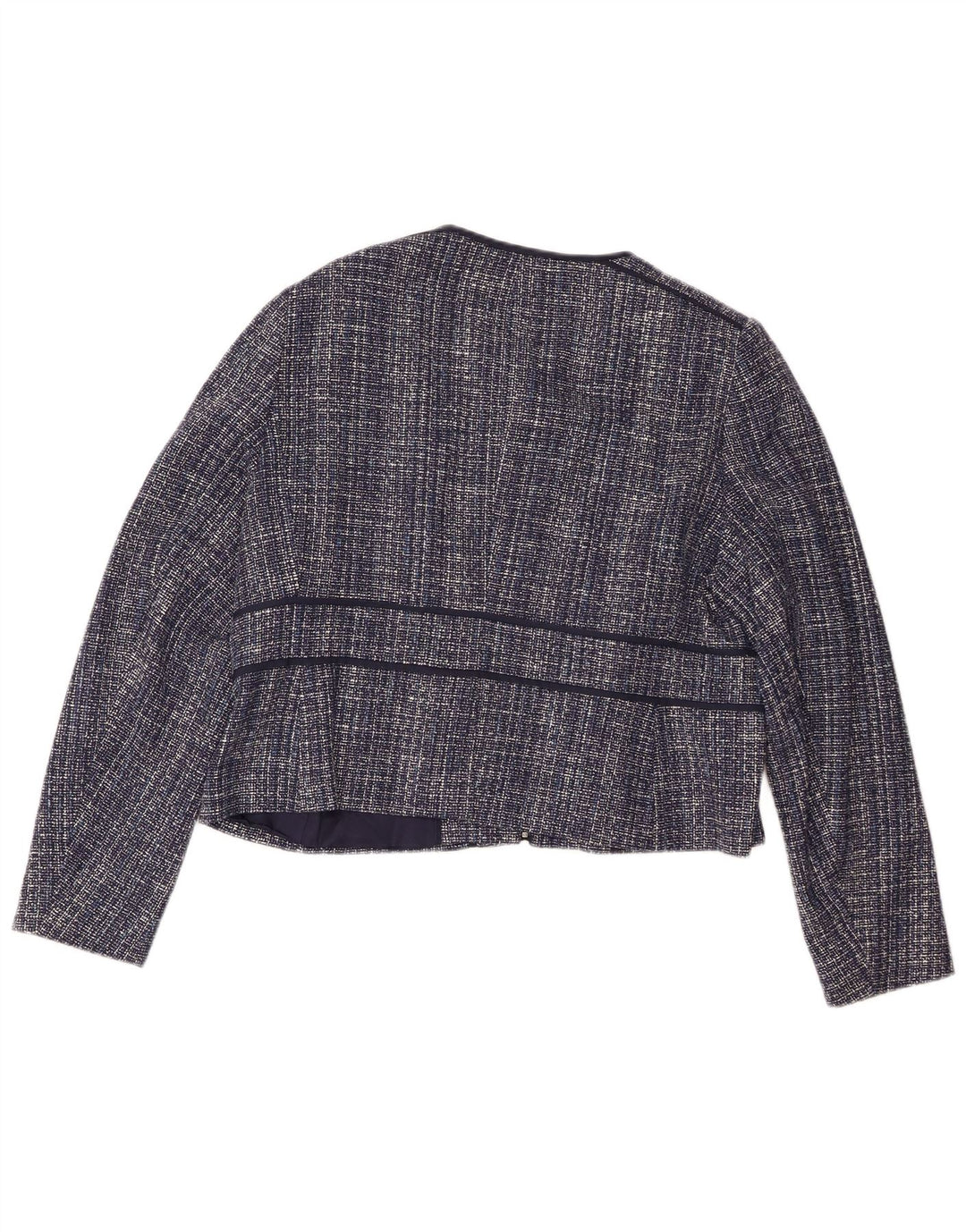 Giacca blazer corta da donna Hobbs UK 18 XL blu navy screziato