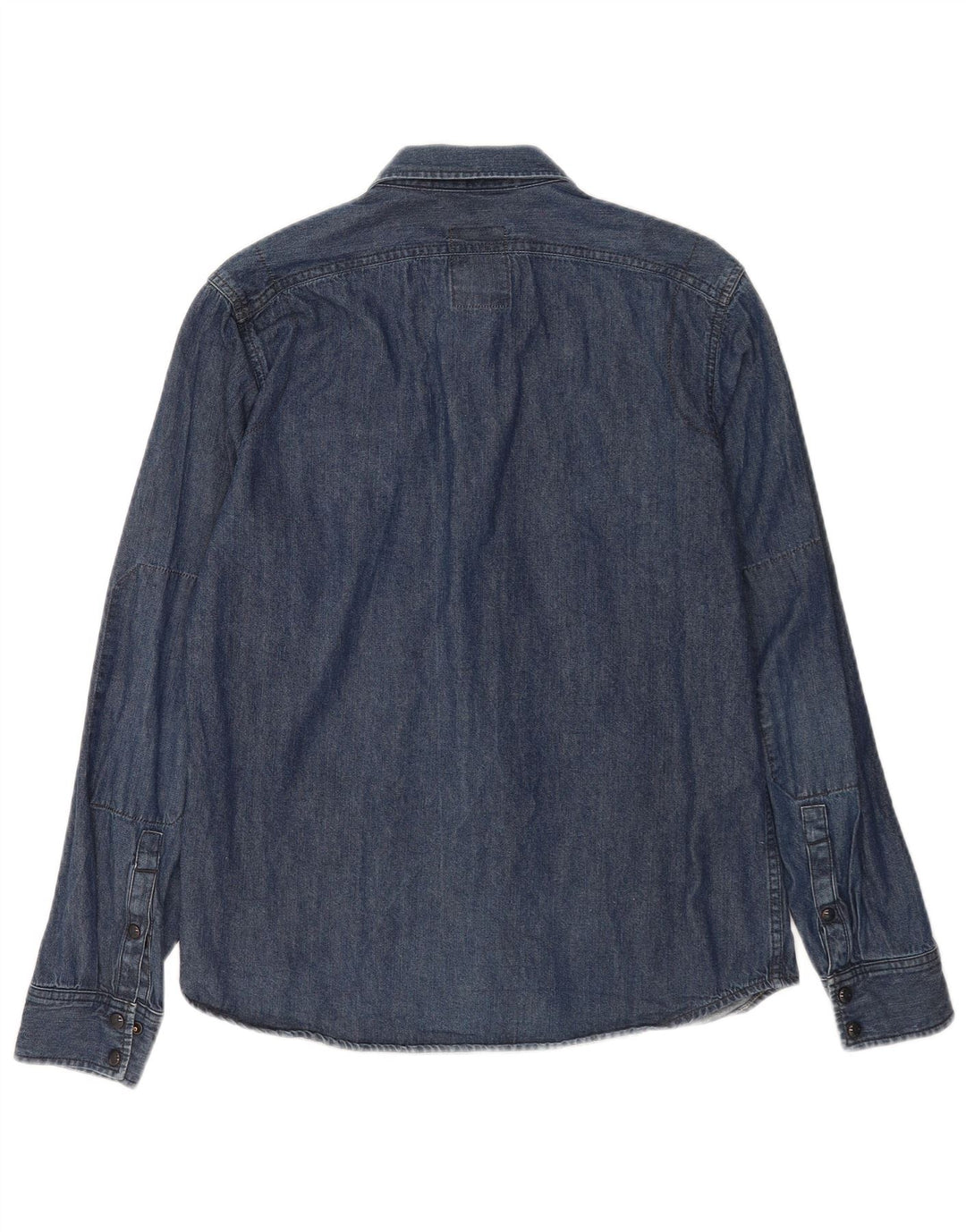 Camicia di jeans da uomo G-Star in cotone blu medio