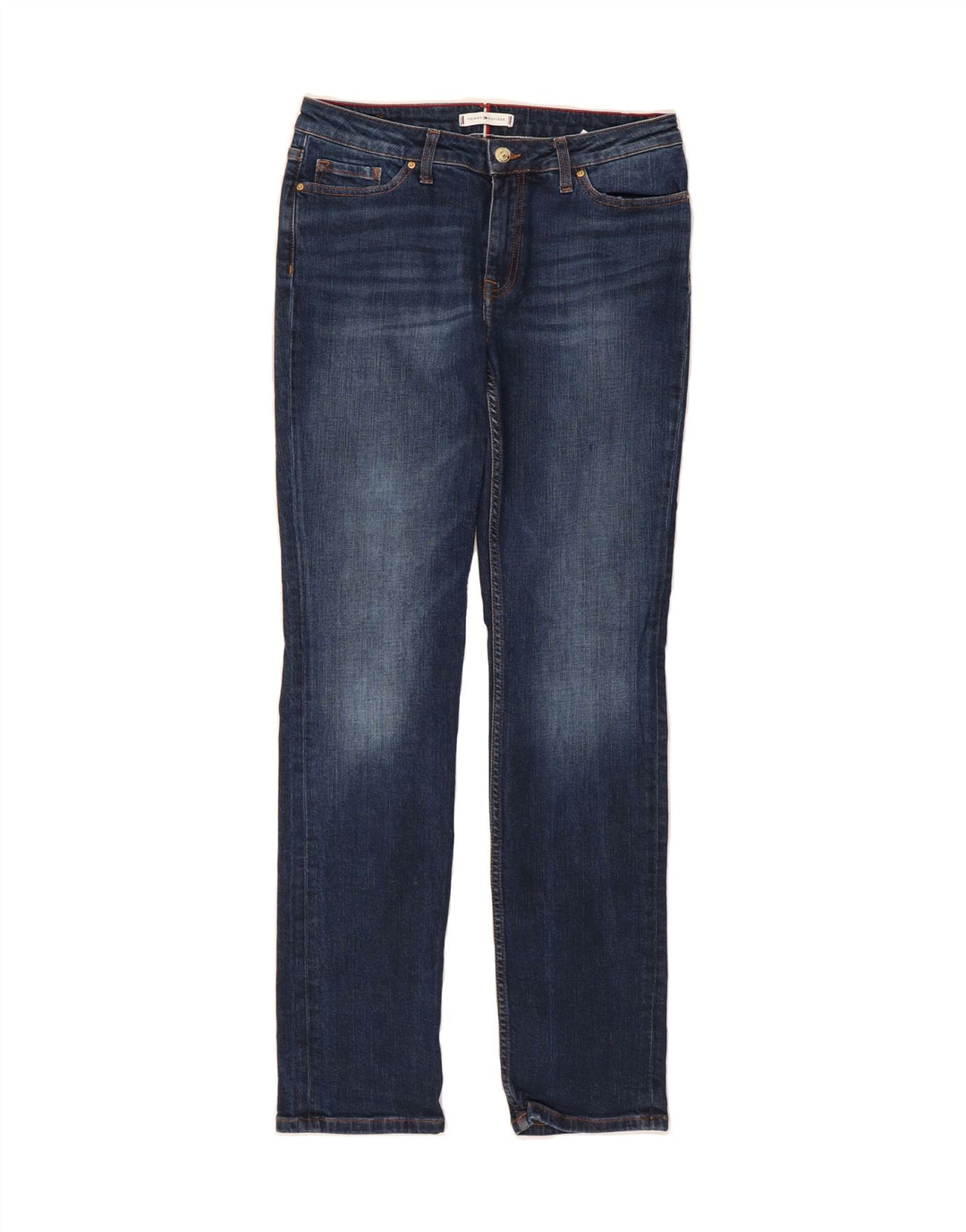 TOMMY HILFIGER Womens Slim Jeans W29 L32 Blue Cotton Vintage Tommy Hilfiger and Second-Hand Tommy Hilfiger from Messina Hembry 