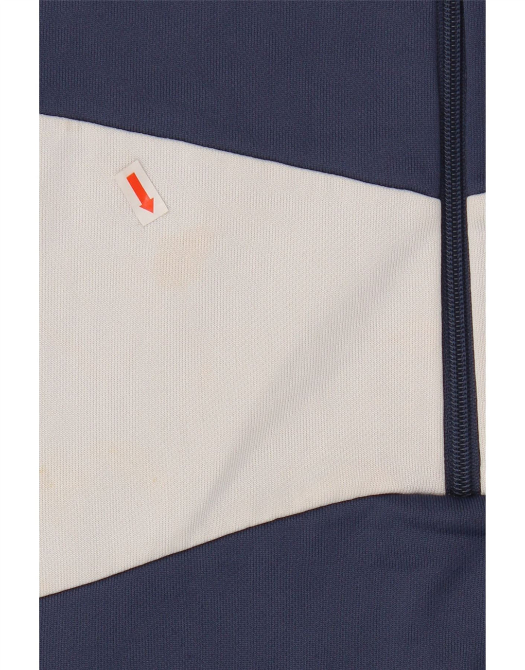 PUMA Felpa con grafica da donna Maglione UK 8 Small Blu navy Colourblock
