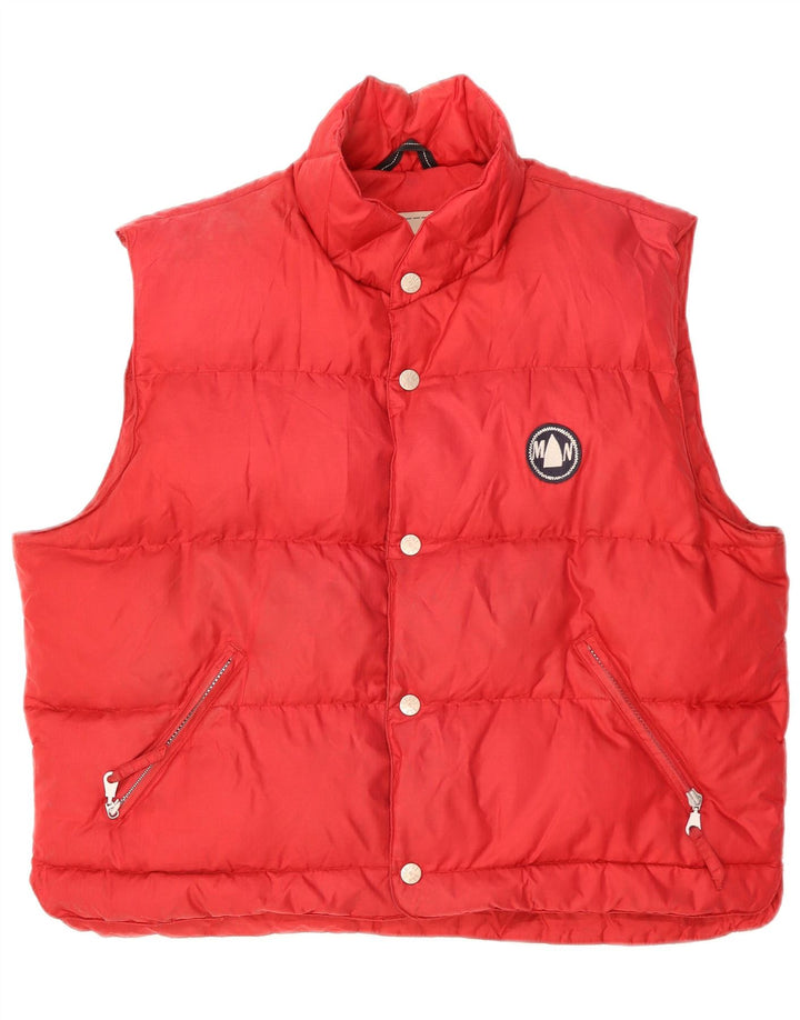 Gilet imbottito da uomo Murphy & Nye UK 40 Large Rosso in poliammide