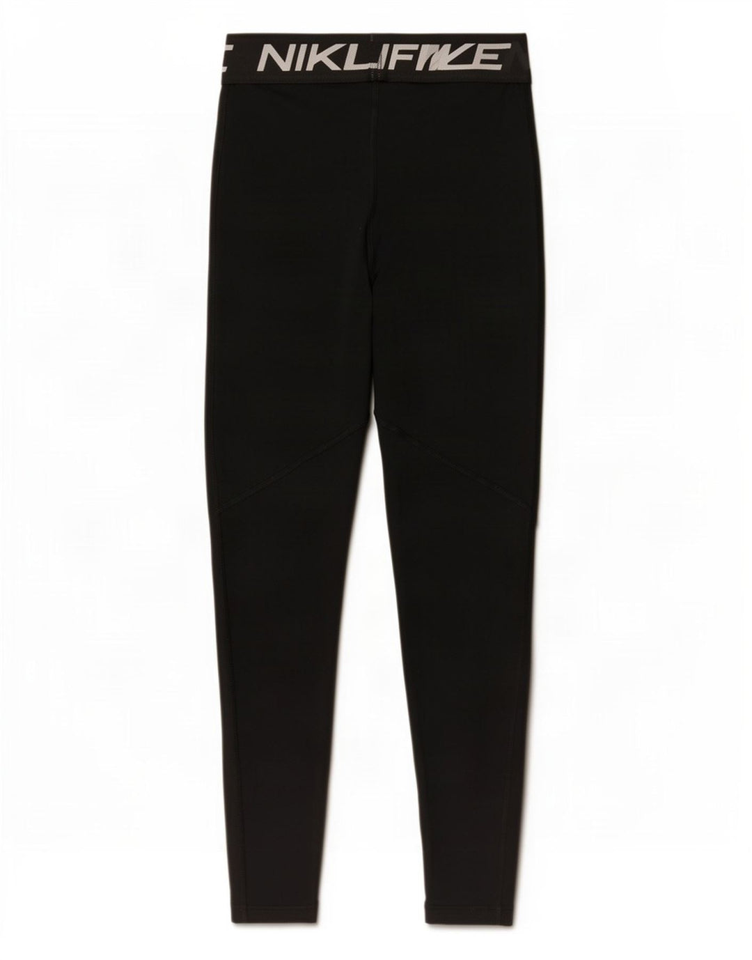 Leggings grafici Nike da donna Dri Fit UK 8 piccoli poliestere nero