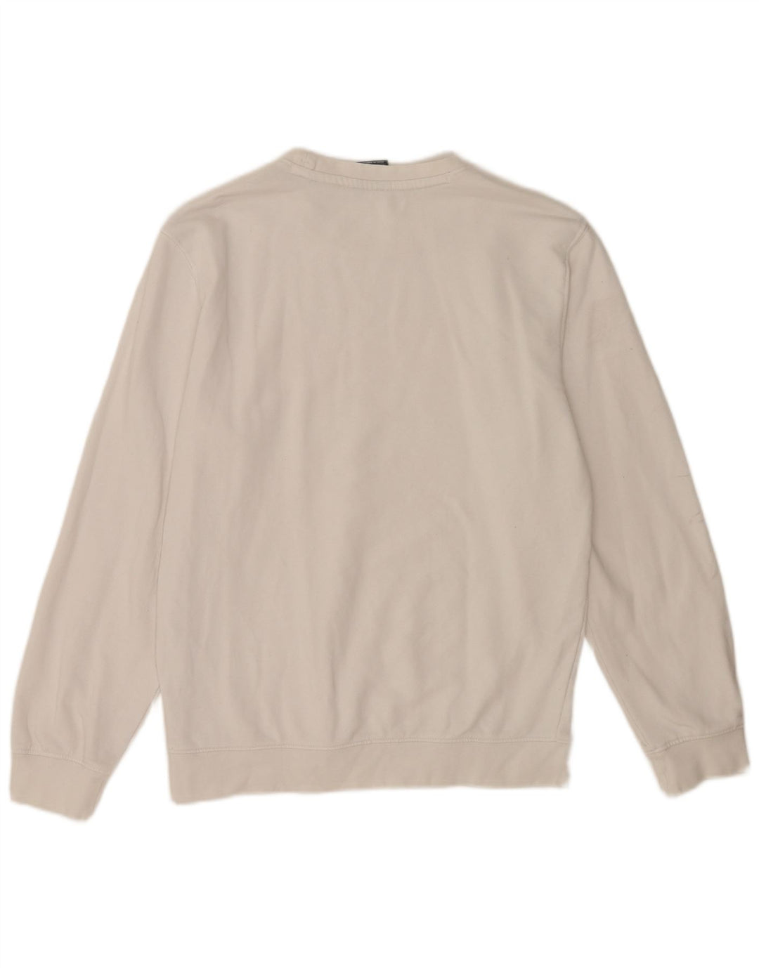 Felpa Champion da donna con vestibilità regolare, UK 14, cotone bianco medio