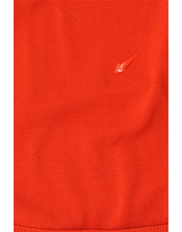 BENETTON Womens Jumper Dress UK 4 XS Red