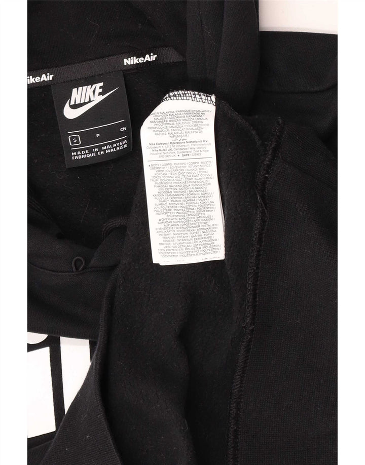 Felpa con cappuccio Nike da uomo con vestibilità grafica regolare, piccola, in cotone nero