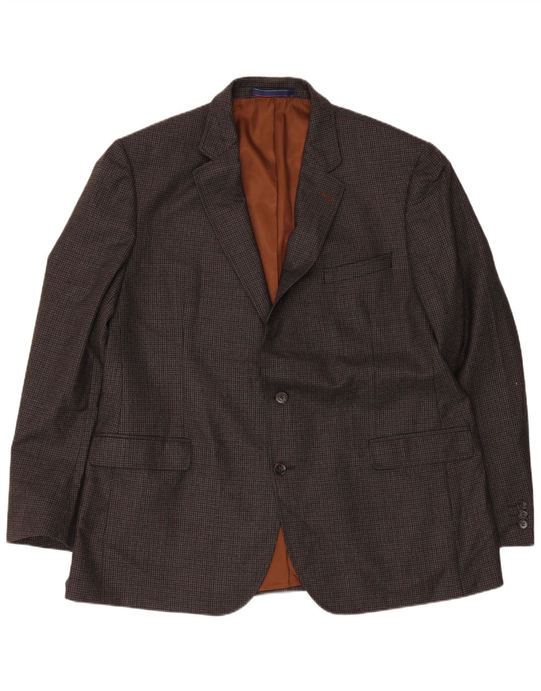 Giacca blazer da uomo su misura Marks & Spencer UK 46 3XL pied de poule grigio
