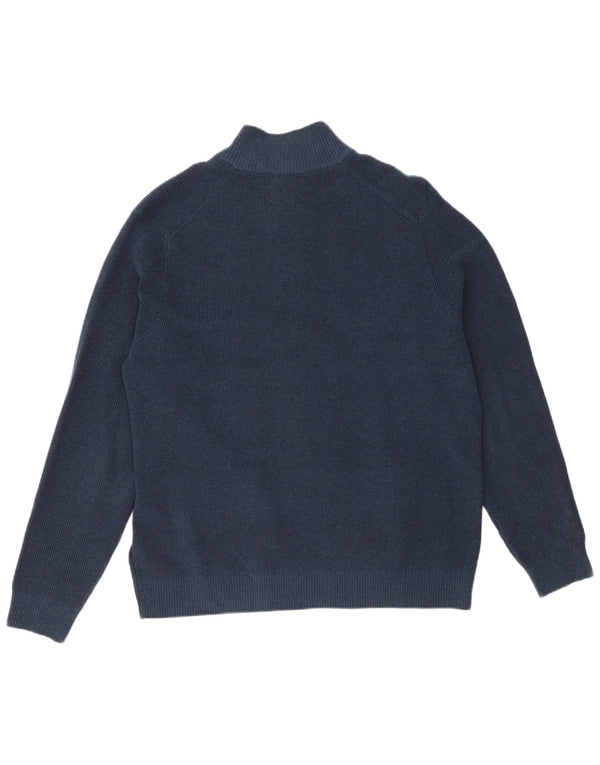 Maglione cardigan da uomo Marks & Spencer XL poliestere blu navy