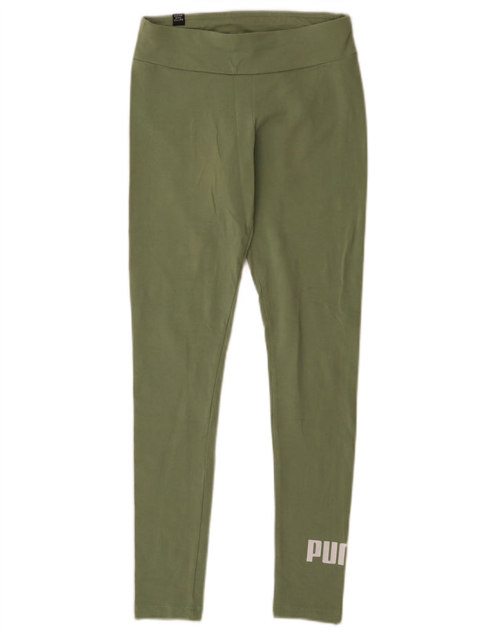 Leggings grafici da donna Puma UK 4 XS verdi