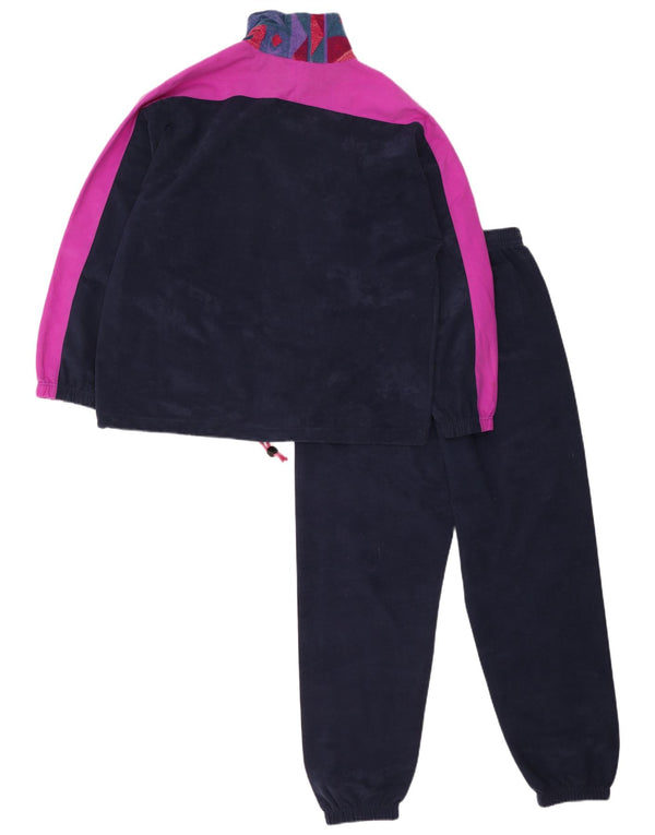 Tuta intera da uomo Terinda, vestibilità rilassata, media, blu navy, color block sportivo