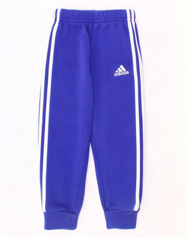 Pantaloni da tuta da jogging Adidas da bambino 18-24 mesi in cotone blu