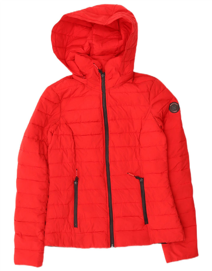 Giacca imbottita con cappuccio da donna Nautica UK 6 XS poliestere rosso