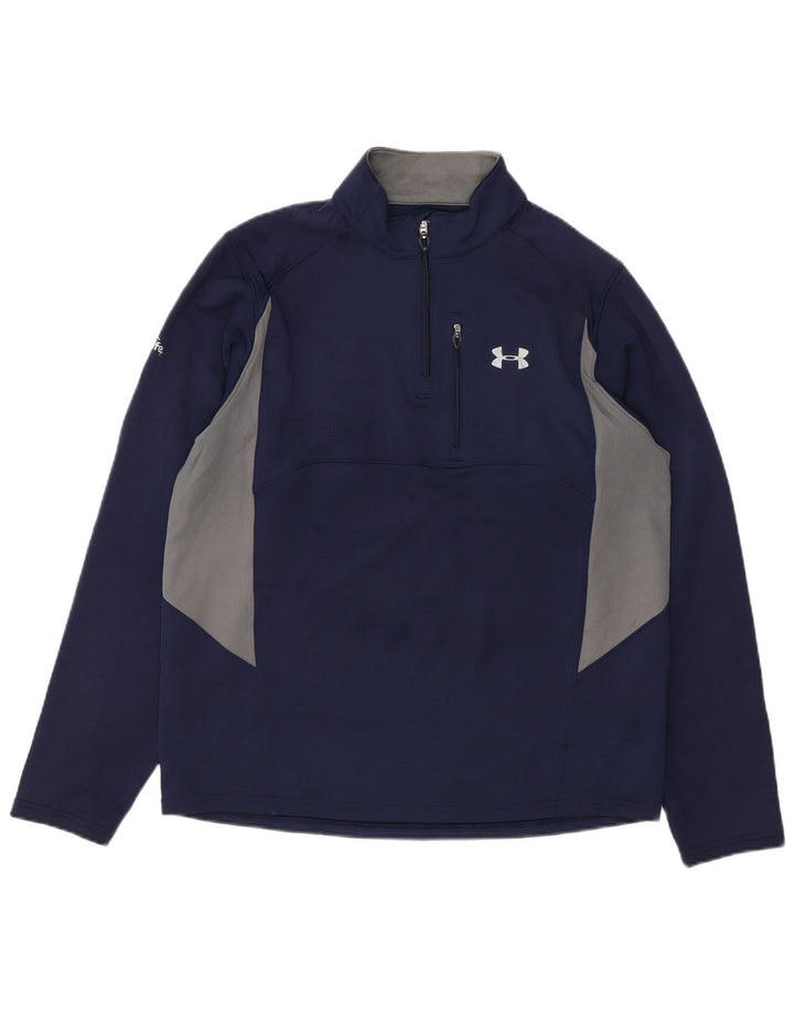 UNDER ARMOUR Tuta da uomo Allseason Gear Pullover Top Large Blu Navy