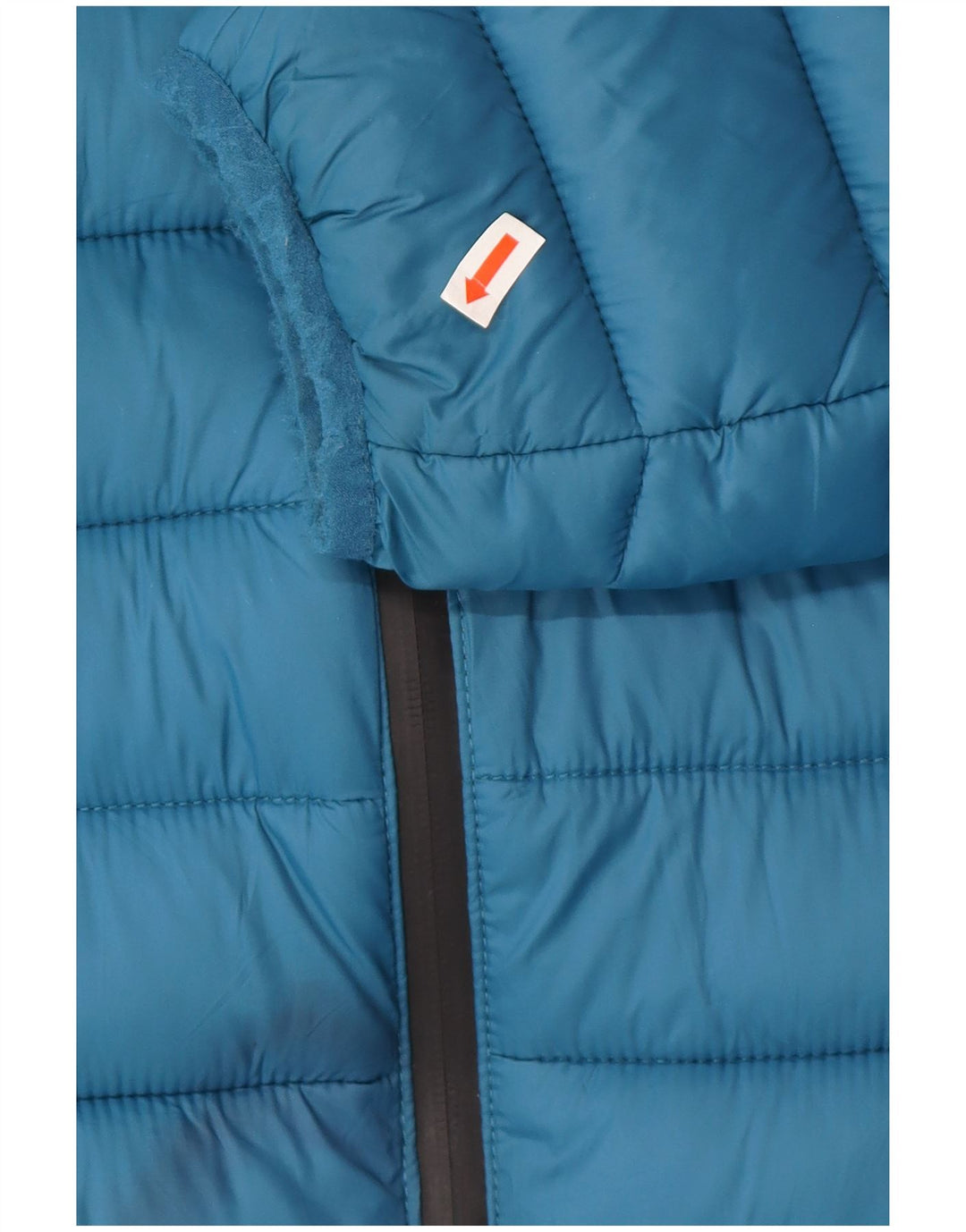 Giacca imbottita con cappuccio da uomo Lotto UK 40 grande poliestere blu
