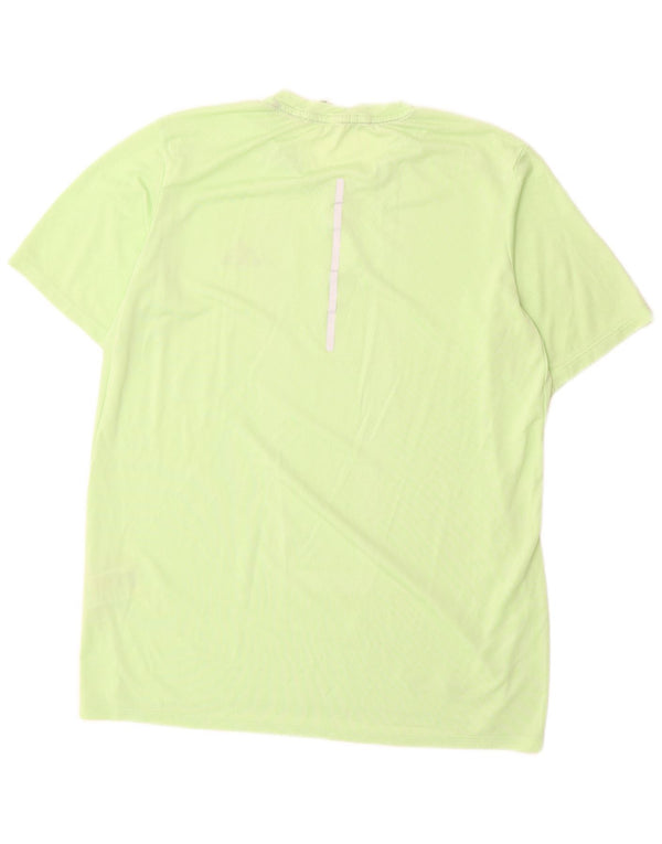 T-shirt da uomo Adidas Top in poliestere verde medio