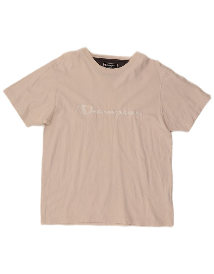 T-shirt grafica Columbia da uomo a maniche corte, vestibilità regolare, colore medio, bianco sporco
