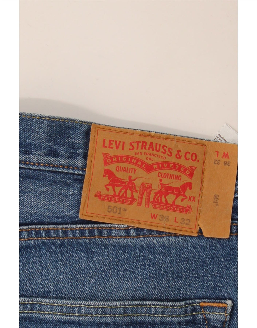Levi's Uomo 501 Jeans dritti W36 L32 Cotone Blu