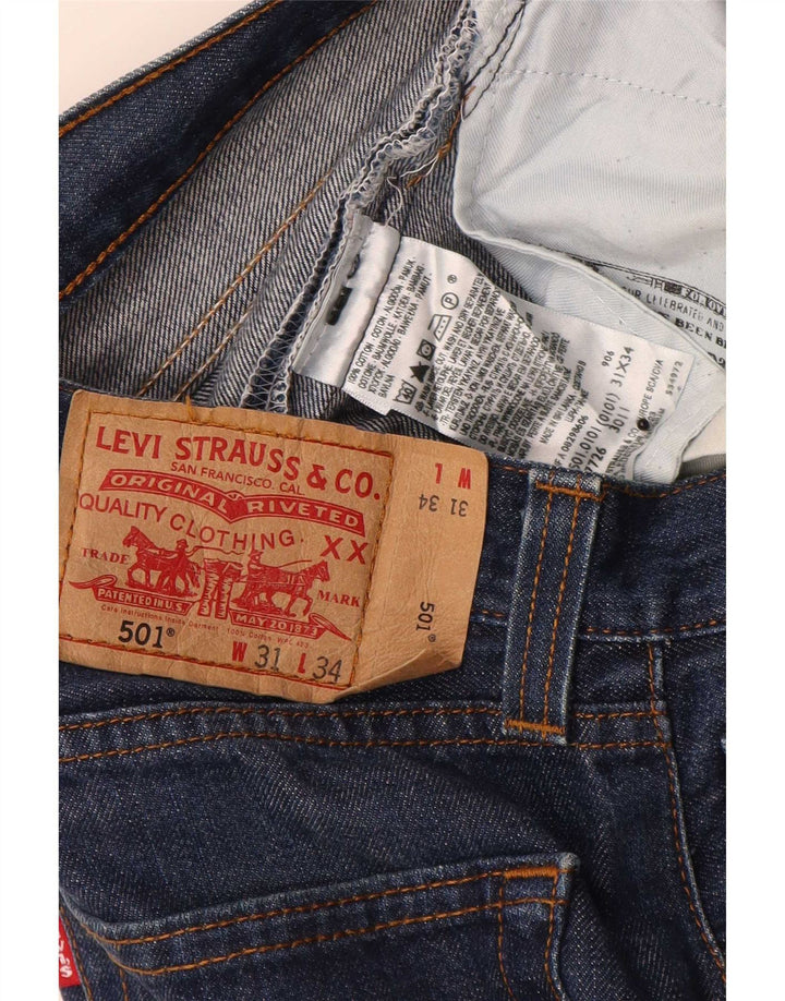 Levi's Uomo 501 Jeans dritti W31 L34 Cotone blu navy