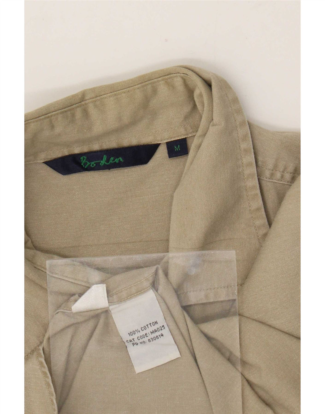 Boden Camicia da uomo in cotone beige medio