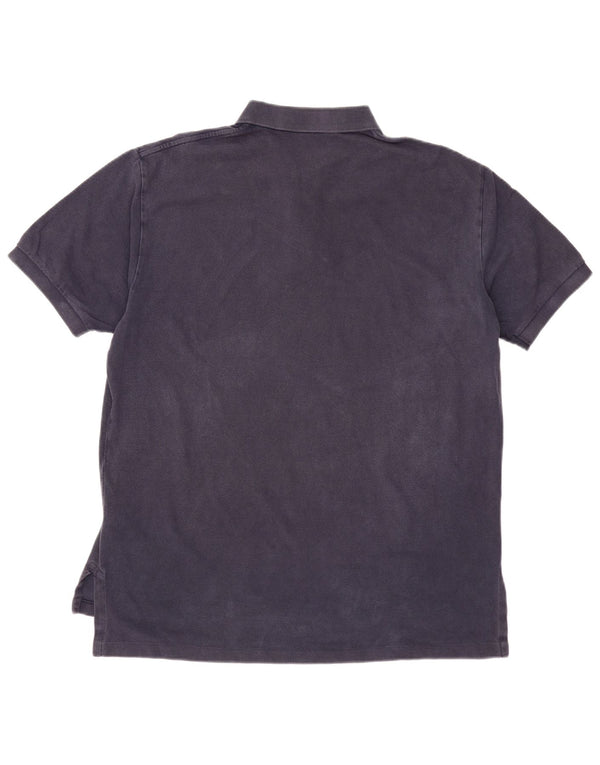 POLO RALPH LAUREN Polo da uomo XL in cotone blu navy