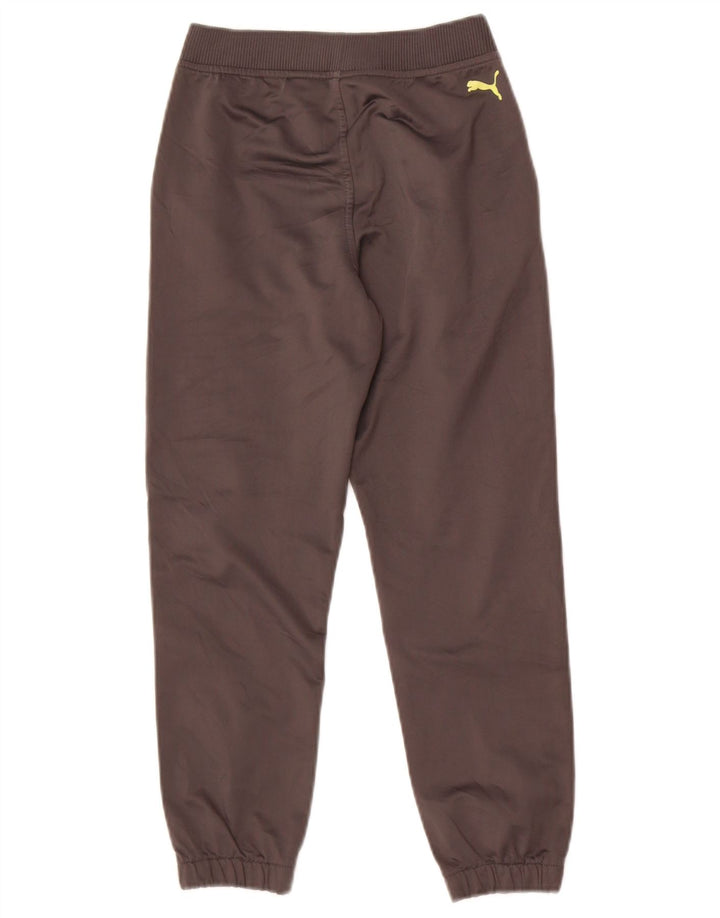 Pantaloni da tuta con grafica Puma da ragazzo, pantaloni da jogging, 7-8 anni, piccoli, grigi