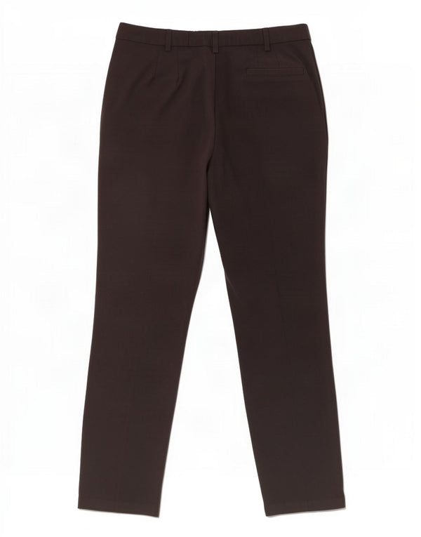 Pantaloni da abito dritti da donna Marks & Spencer UK 14 Large W32 L27 Neri