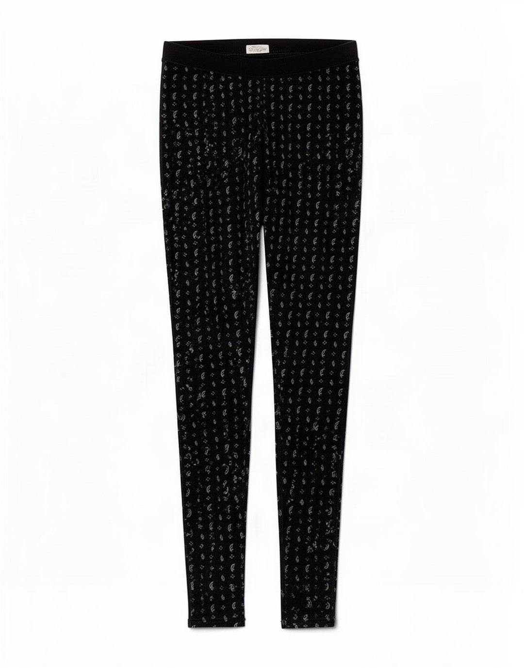 Leggings modello astratto da donna Jack Wills UK 8 piccolo nero