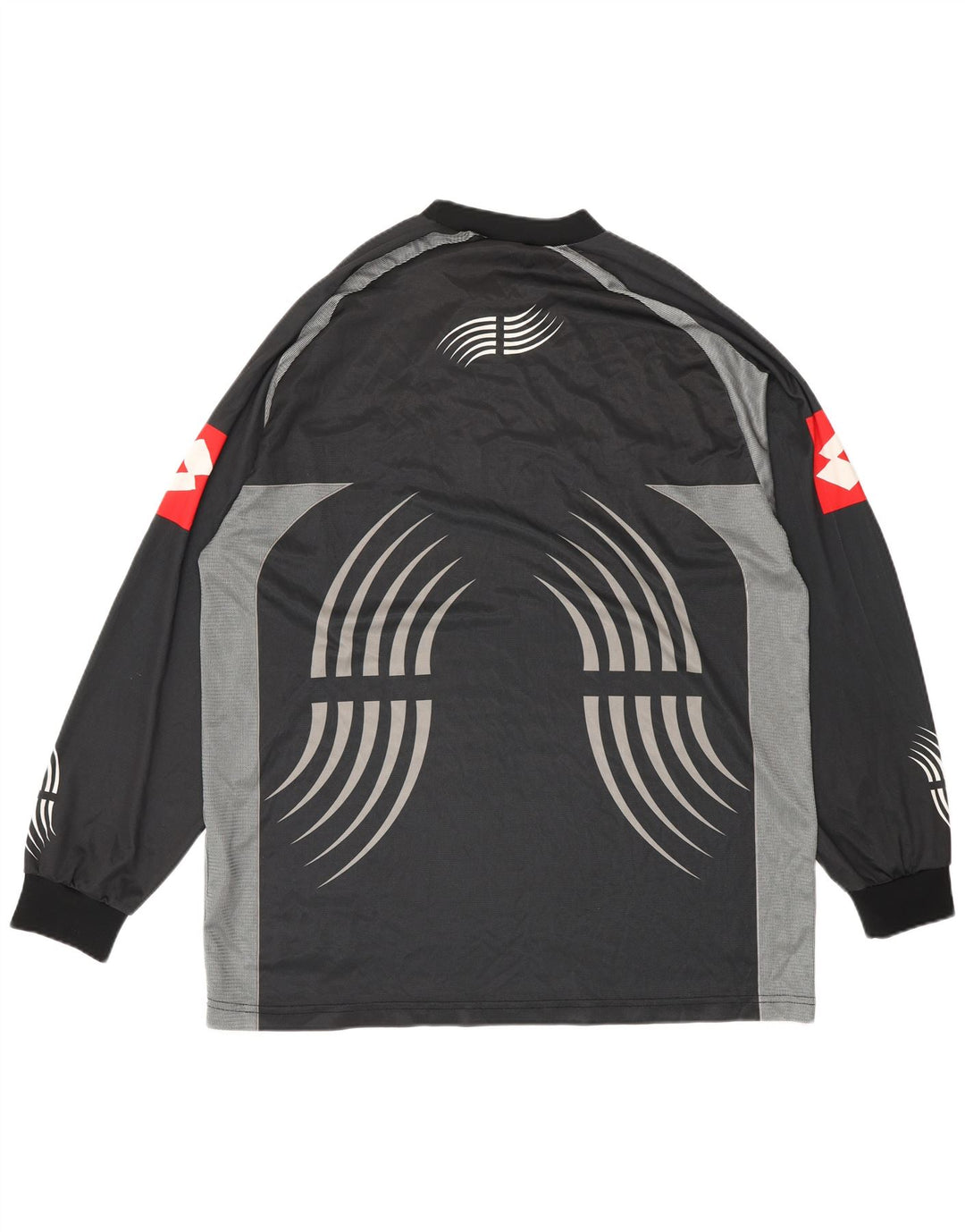 Maglia da uomo LOTTO Juventus 2001-2002 Home Graphic Top Large Nera Sportiva