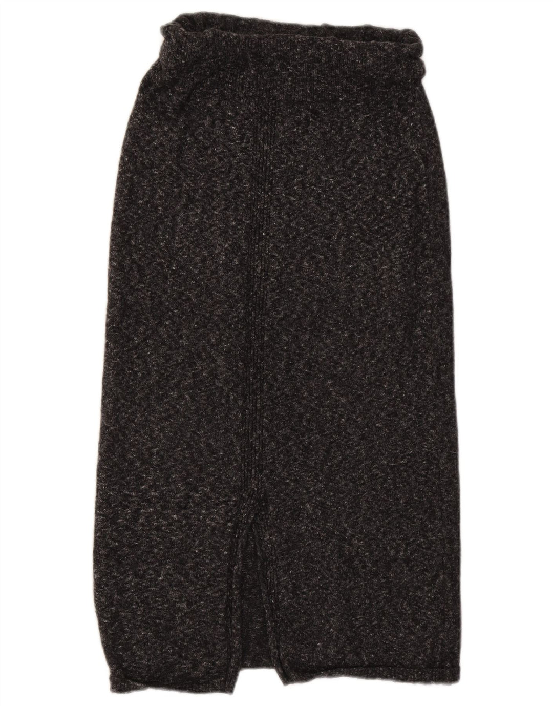 Gonna longuette in maglia da donna Massimo Dutti piccola W30 grigia screziata