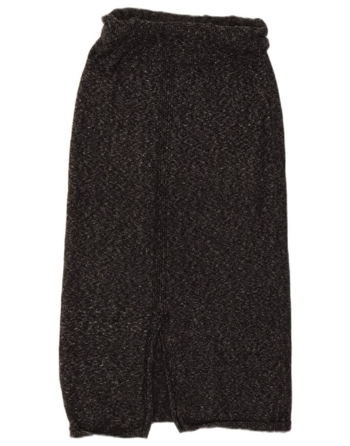 Gonna longuette in maglia da donna Massimo Dutti piccola W30 grigia screziata