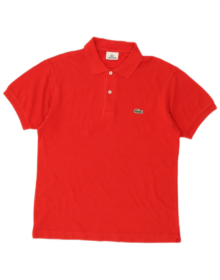 Polo da uomo LACOSTE taglia 3 piccola in cotone rosso