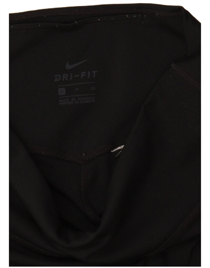 Leggings Nike Dri Fit Capri da donna UK 8 piccoli neri