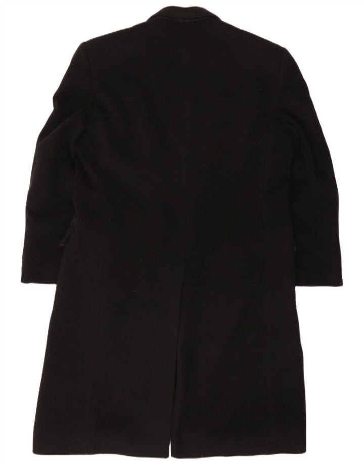 Cappotto doppiopetto vintage da uomo IT 52 XL in lana nera