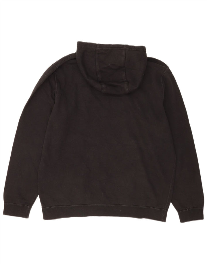 Felpa con cappuccio da uomo Nike Large in cotone nero