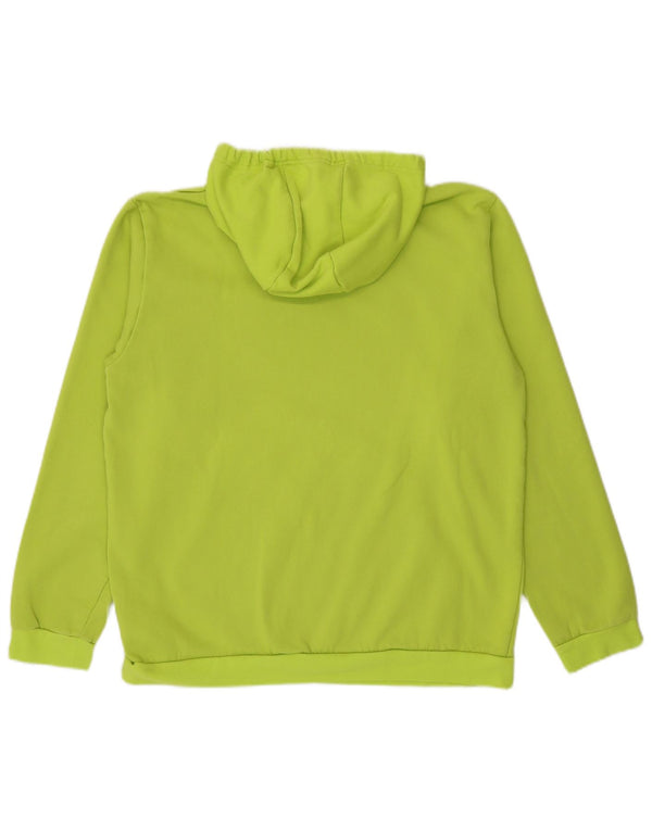 Felpa con cappuccio da uomo Adidas Large in cotone verde