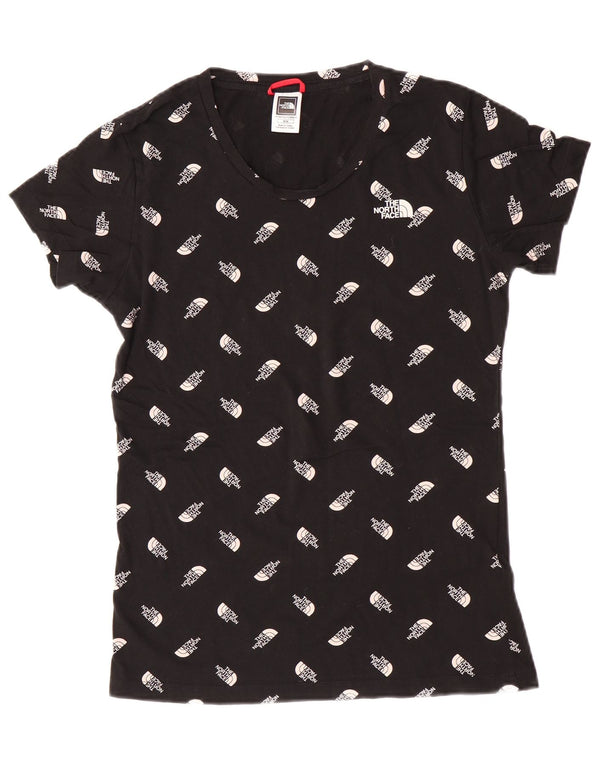T-shirt grafica da donna The North Face Top UK 12 Medium Black Cotton