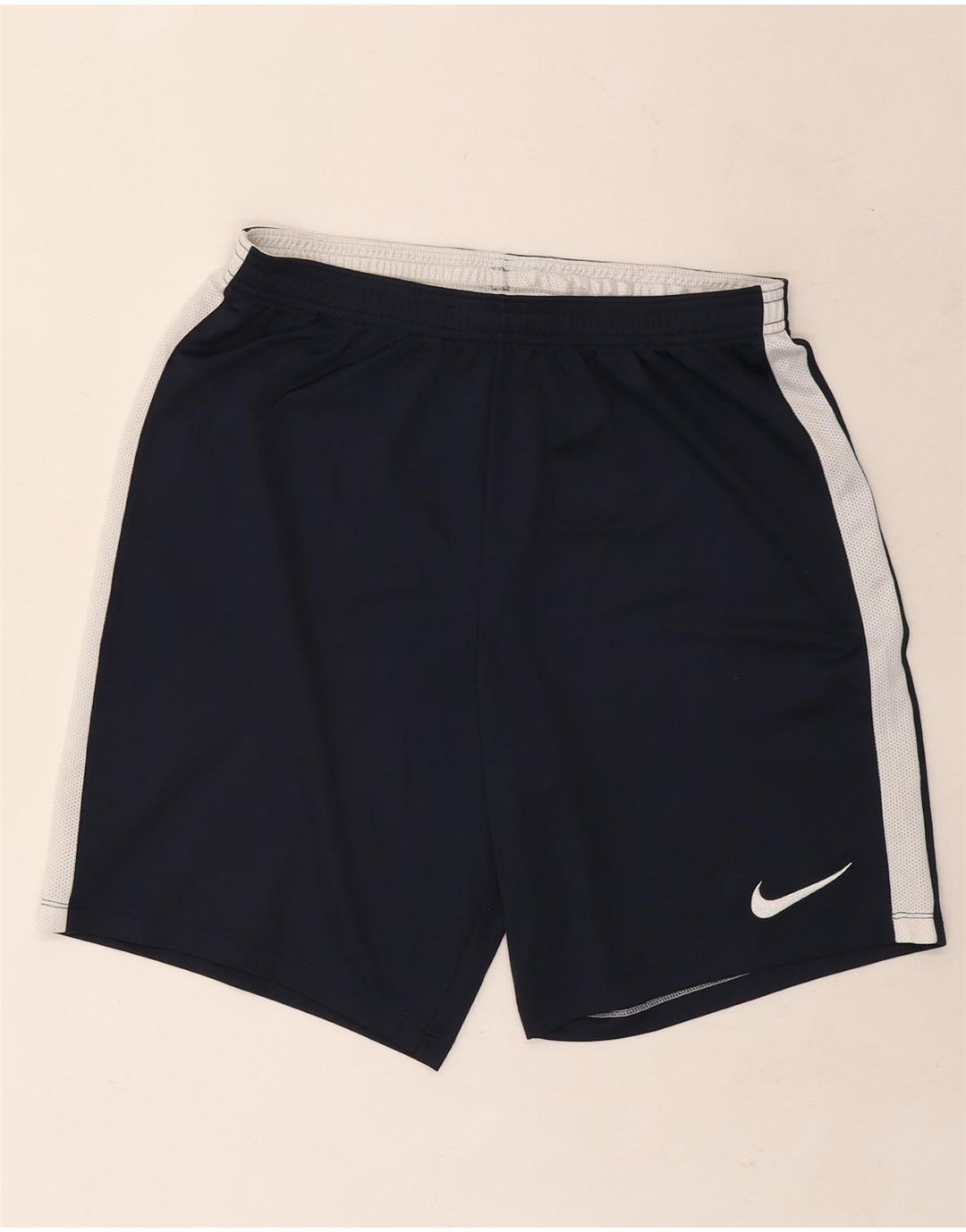 Pantaloncini sportivi Nike Dri Fit da uomo, grandi, in poliestere color block blu navy